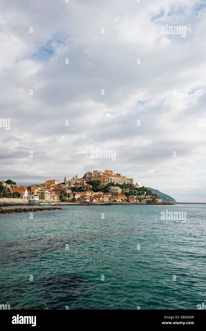 Townscape, Porto Maurizio, Imperia, Provincia di Imperia e la Riviera di Ponente, Liguria, Italia Foto Stock