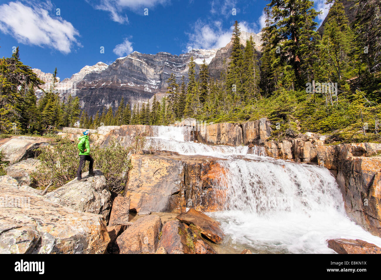 Passo da gigante, Paradise Valley, il Parco Nazionale di Banff, Kanada Foto Stock