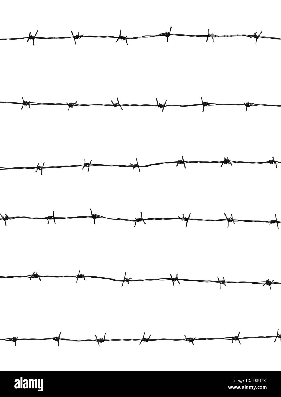 Filo spinato Foto Stock