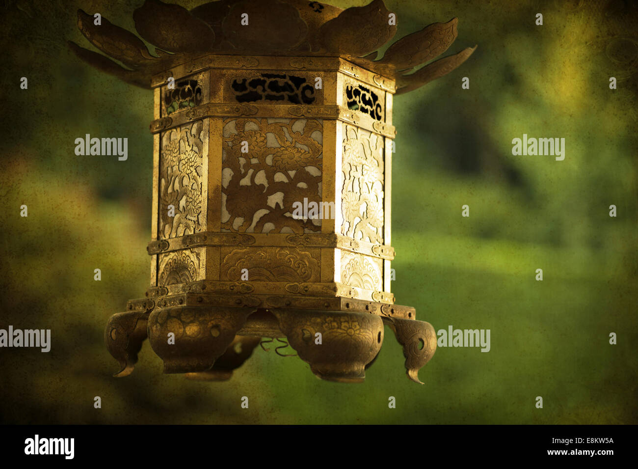 Lanterna giapponese di Koya-san, Giappone. Foto Stock