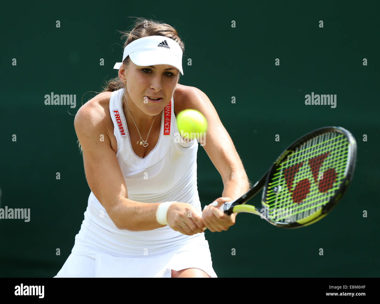 Belinda Bencic (SUI) campionati di Wimbledon 2014 , Londra, Inghilterra Foto Stock