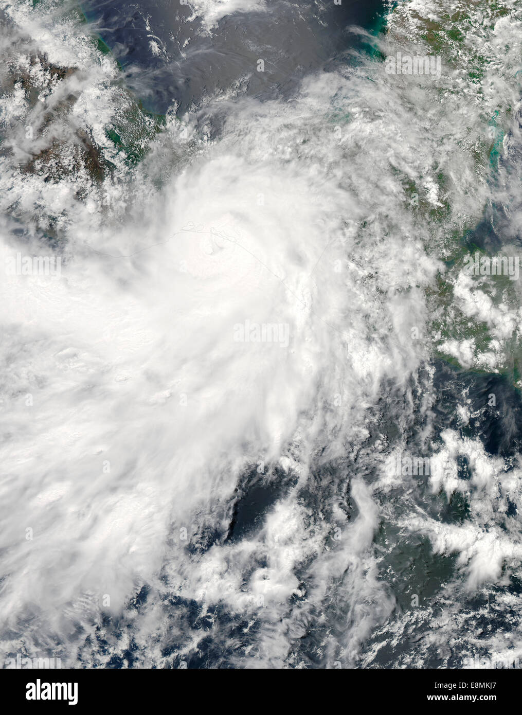 29 maggio 2013 - uragano Barbara su America Centrale. Foto Stock