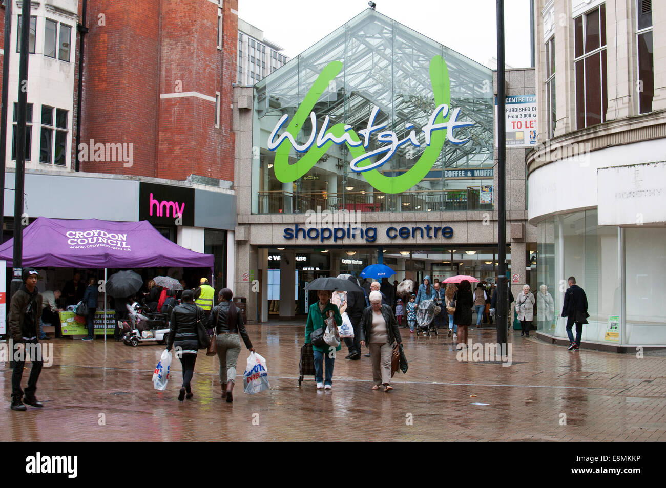 Il Whitgift Shopping Centre, Croydon, a sud di Londra, Regno Unito Foto Stock