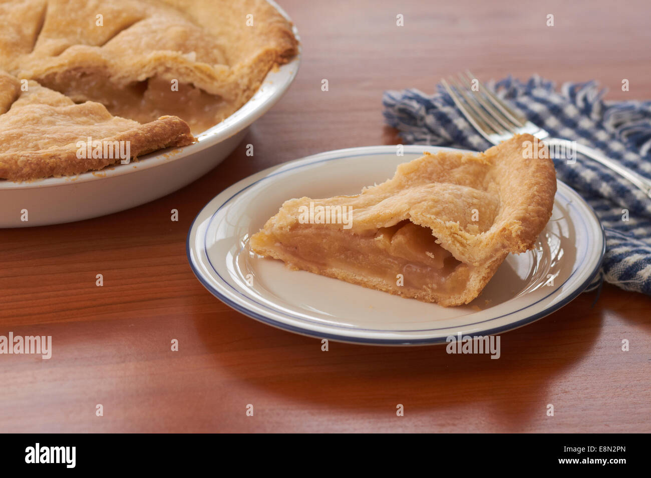 Tradizionale Torta di mele Foto Stock