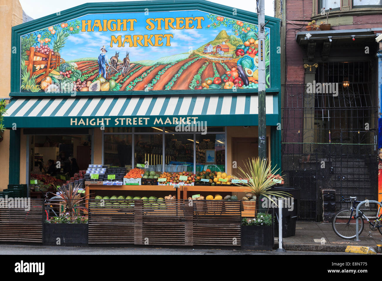 Haight Street di San Francisco Foto Stock