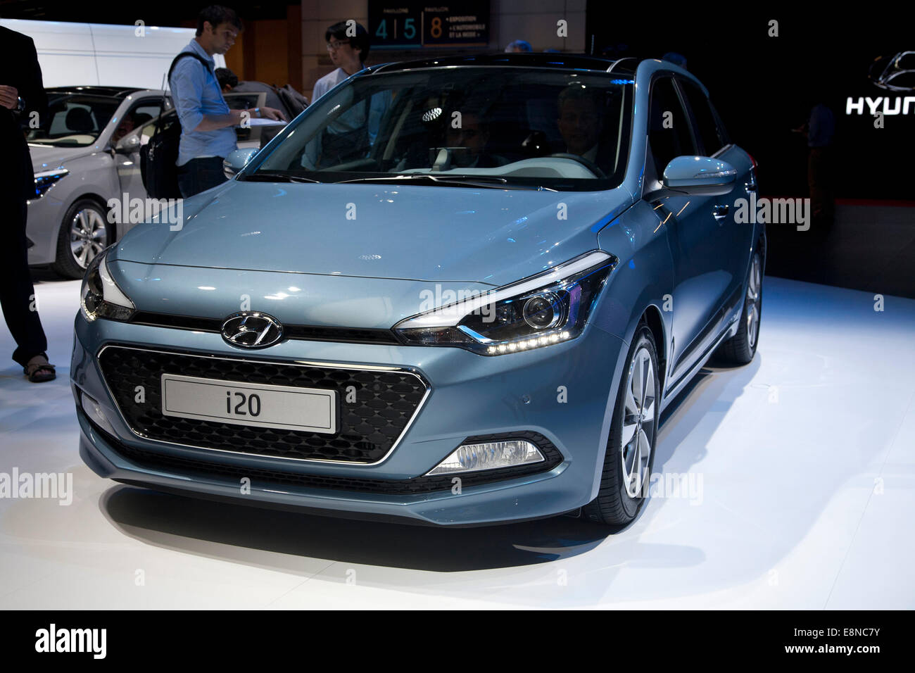 Hyundai i20 Paris Motor Show Mondial de l'Automobile 2014 Foto Stock
