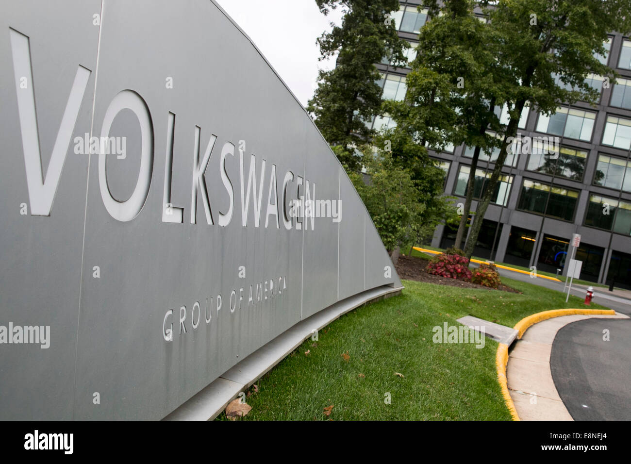 La sede centrale del gruppo Volkswagen of America di Reston, Virginia, il 11 ottobre 2014. Foto Stock