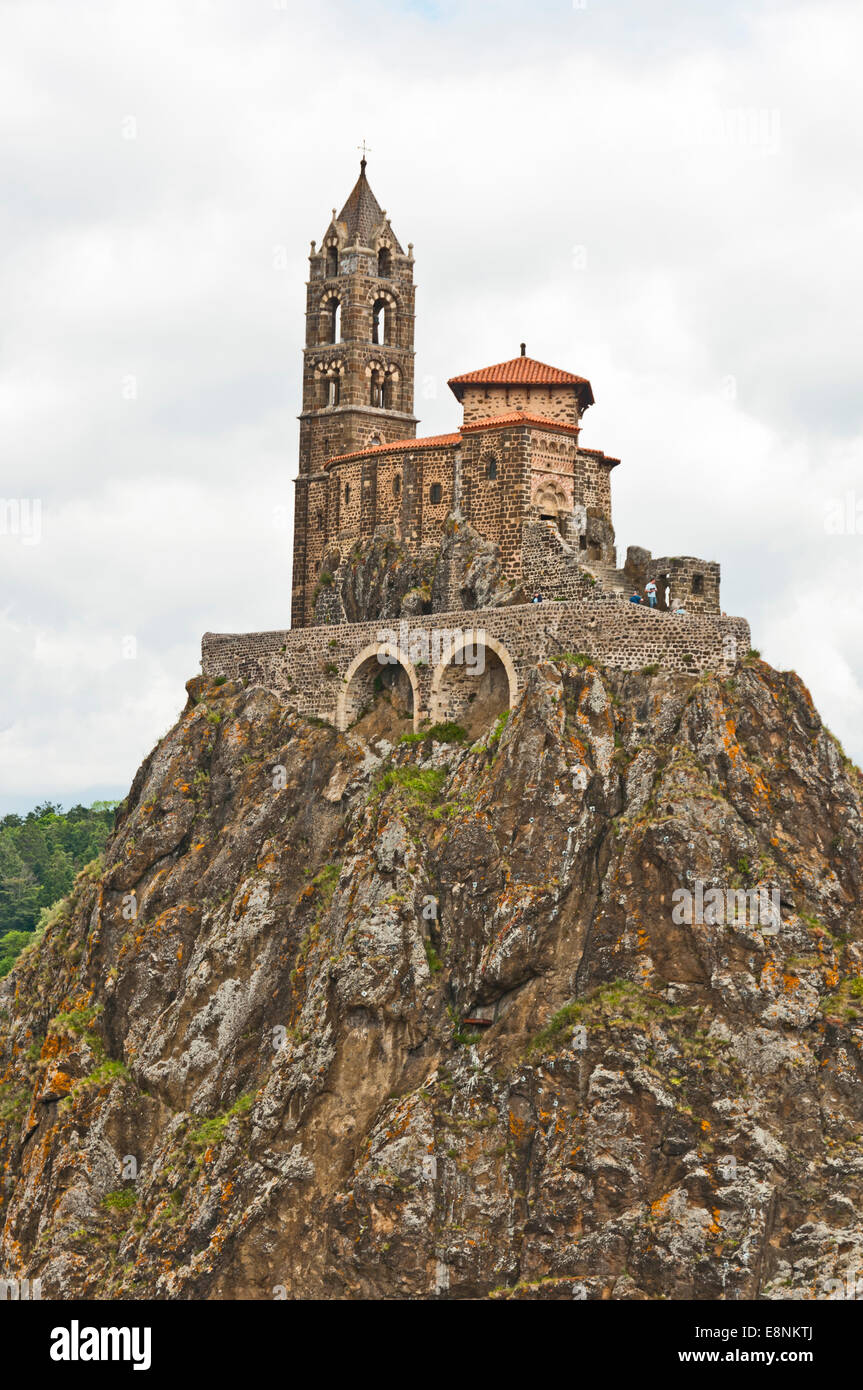 Saint Michel D'Aiguille Le Puy en Velay Francia Foto Stock