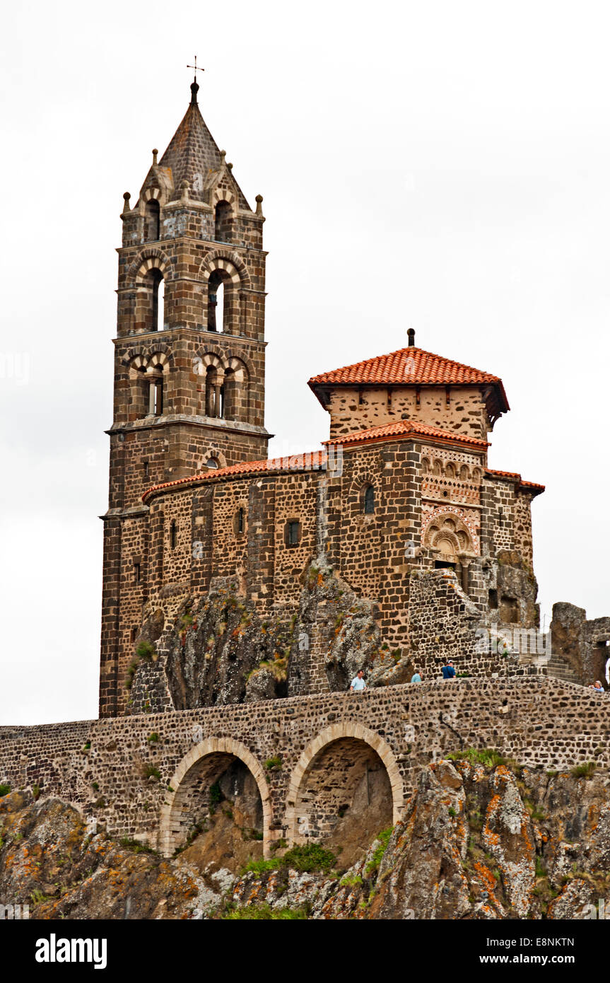 Saint Michel D'Aiguille Le Puy en Velay Francia Foto Stock