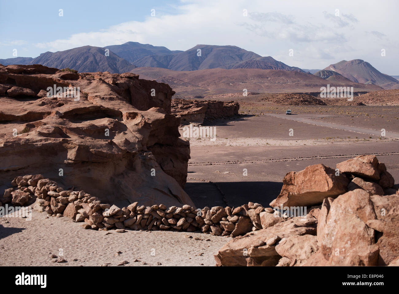 Deserto di Atacama paesaggio, Cile, America del Sud. Foto Stock