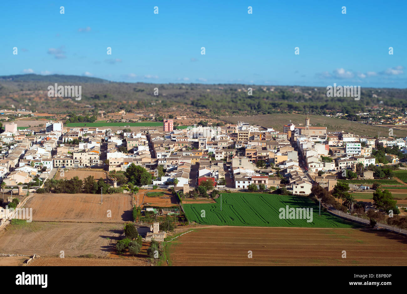 La città vecchia. Vista dal piano. Foto Stock