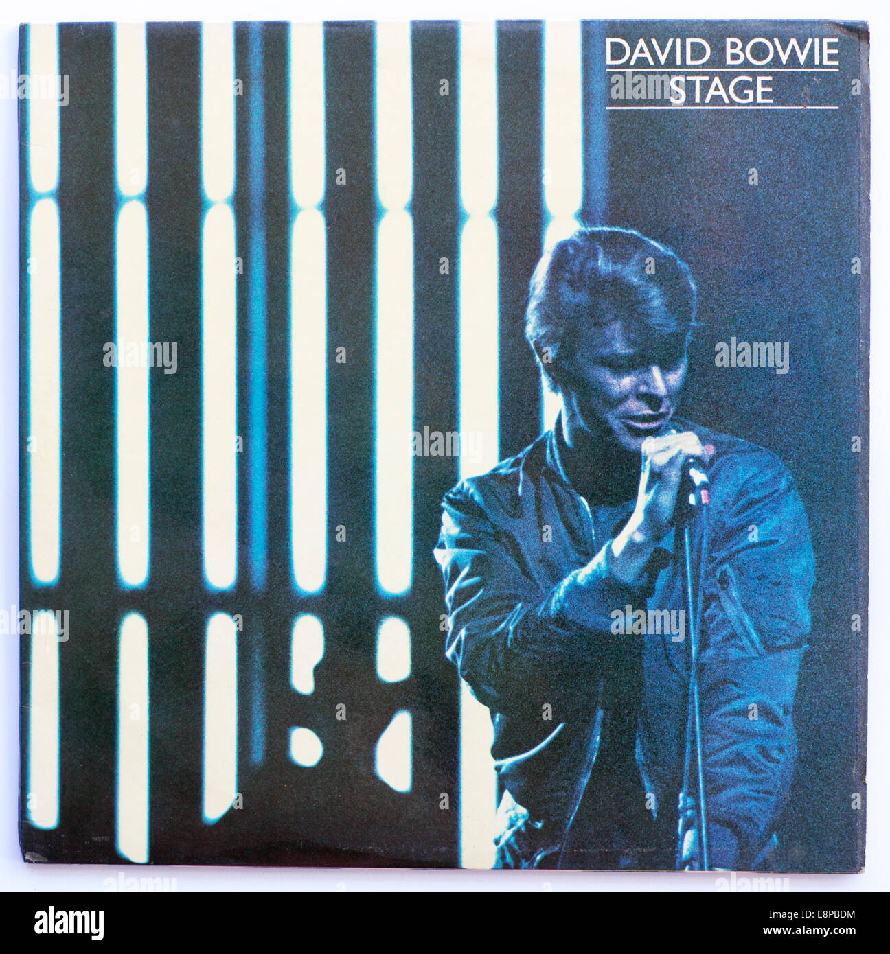 Copertina per David Bowie - Stage, 1978 doppio album live su RCA Records - solo per uso editoriale Foto Stock