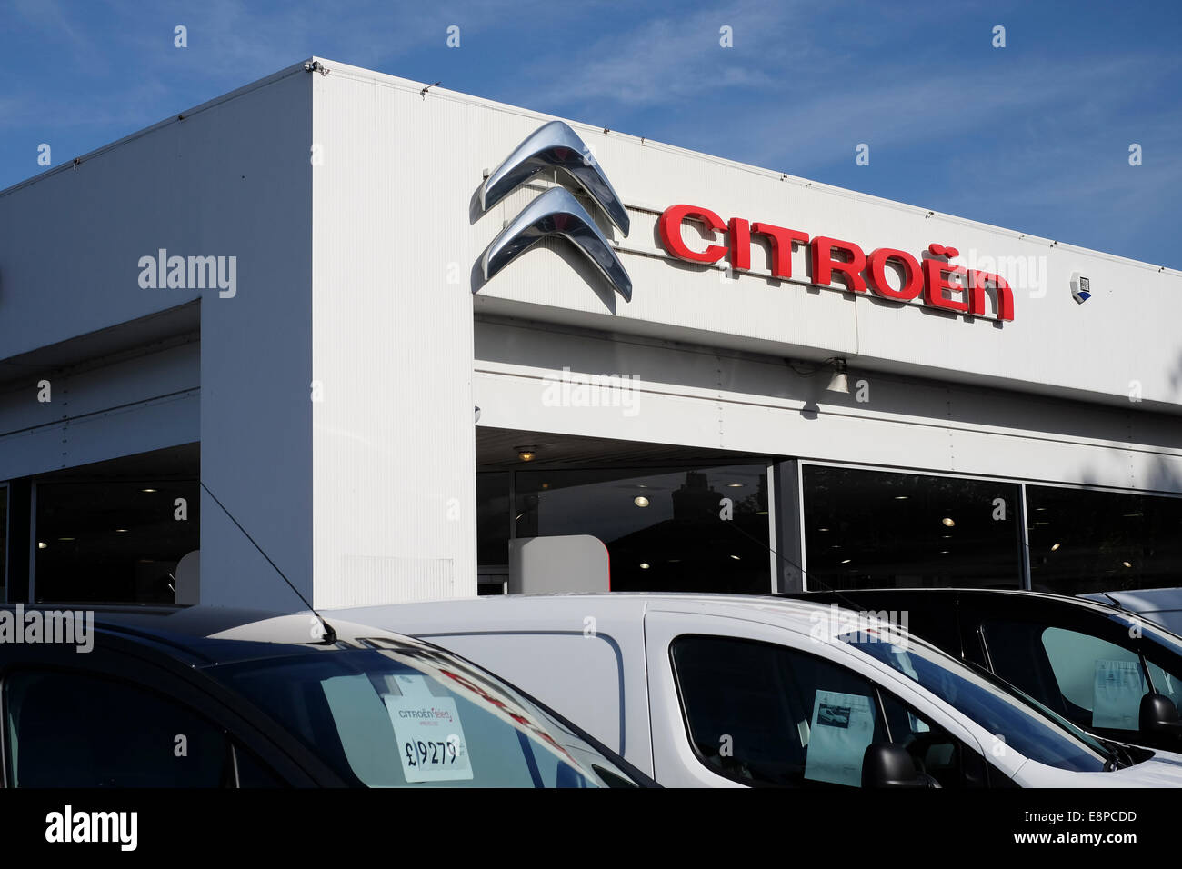 Citreon concessionaria auto Foto Stock