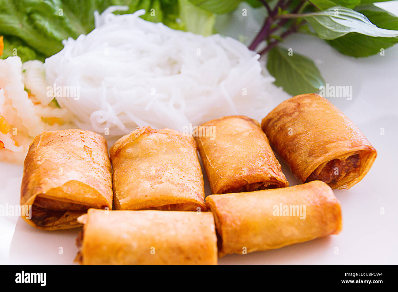 Involtini primavera - Immagine di stock Foto Stock