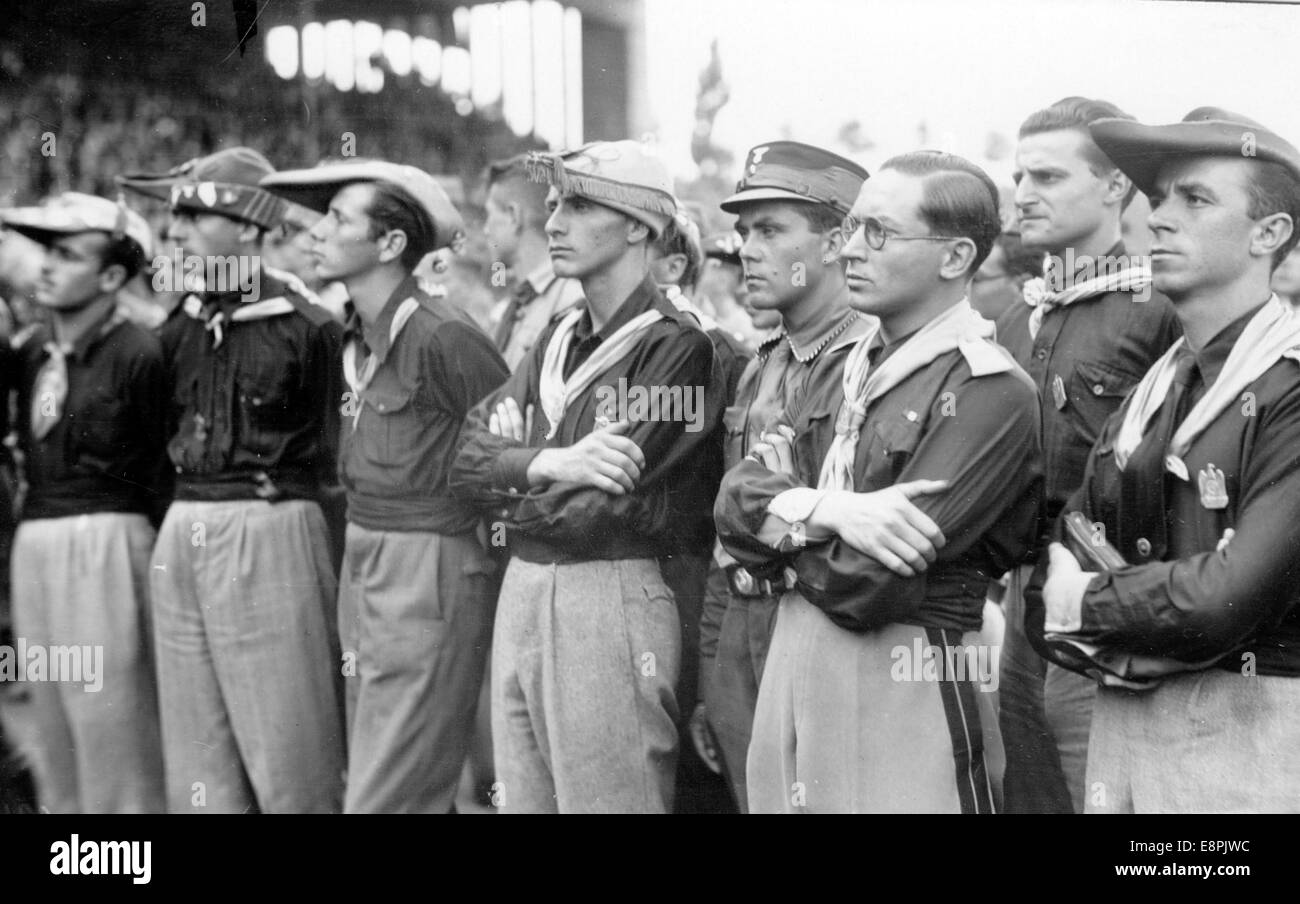 Rally di Norimberga 1933 a Norimberga, Germania. Fotoarchiv für Zeitgeschichtee - NESSUN SERVIZIO DI CABLAGGIO - Foto Stock