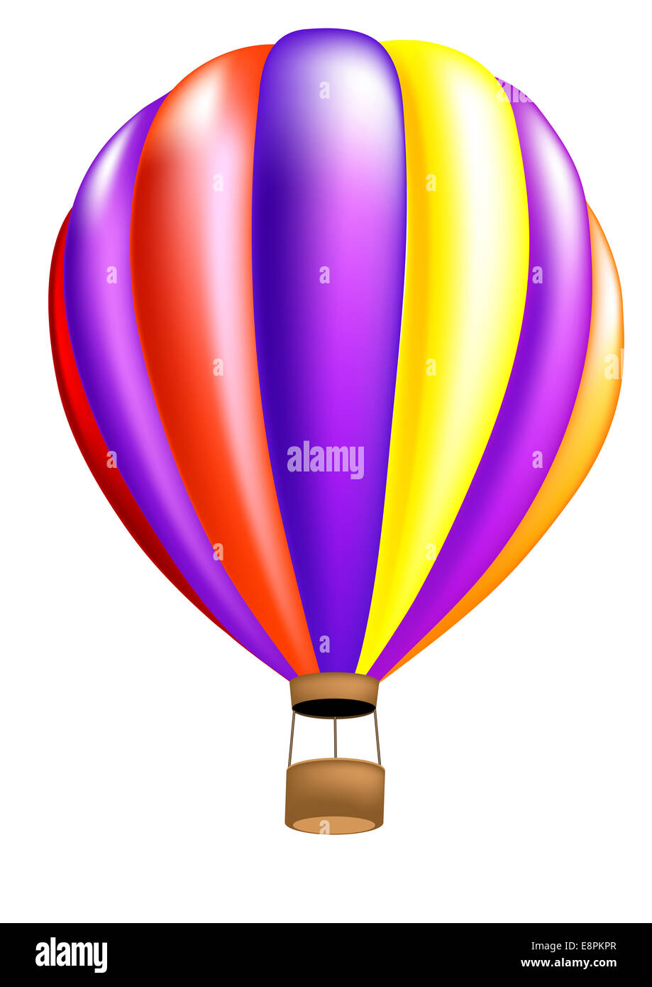 aerostato di aria calda Foto Stock