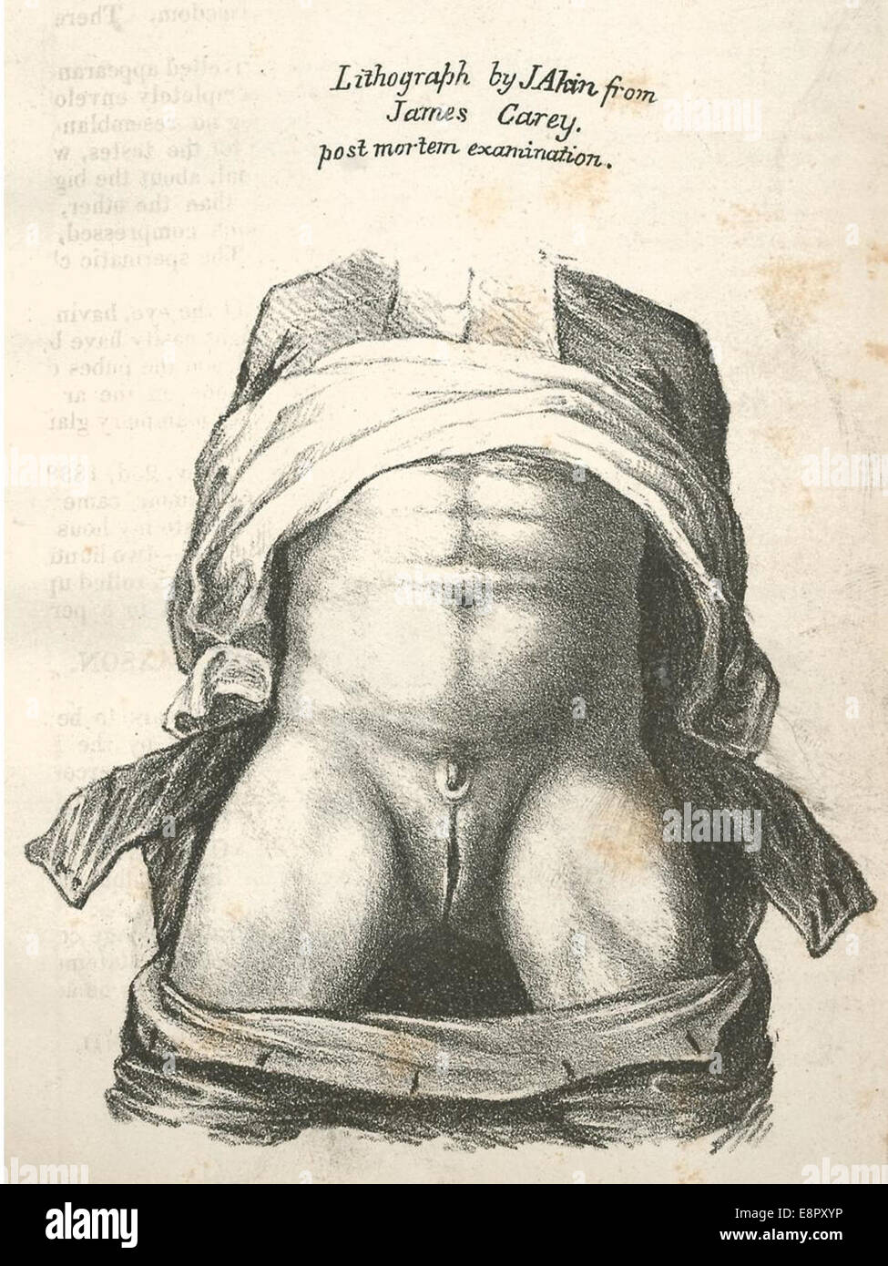 Viene visualizzato In: Akin, James, ca. 1773-1846. I fatti connessi con la vita di James Carey Descrizione Immagine: James Akins ha reso questo Foto Stock