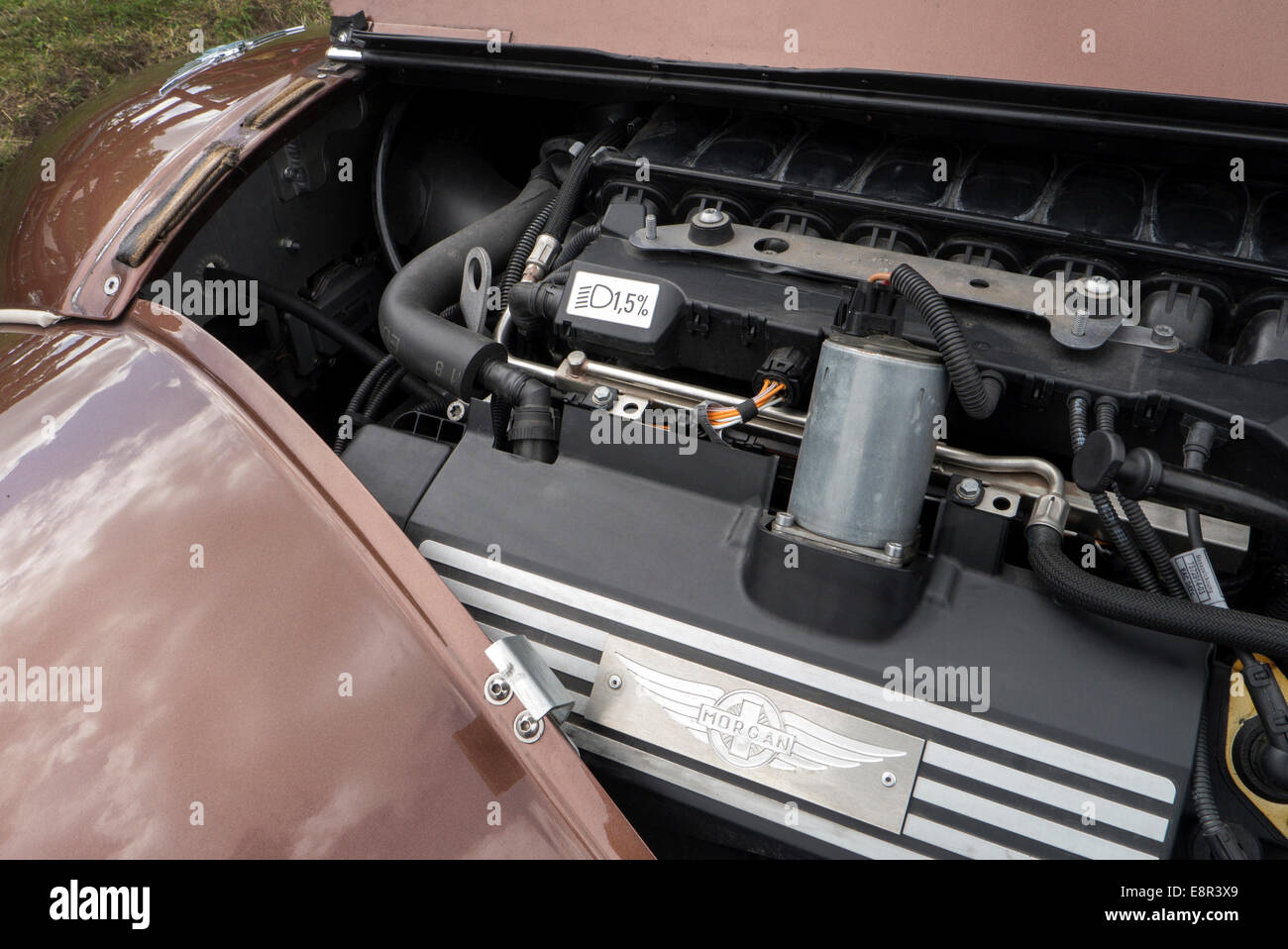 2014 Morgan Plus 8 motore V8 Foto Stock