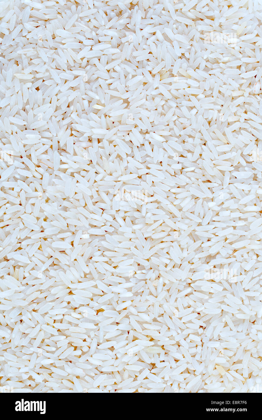 Close up di riso sfondo testurizzata Foto Stock