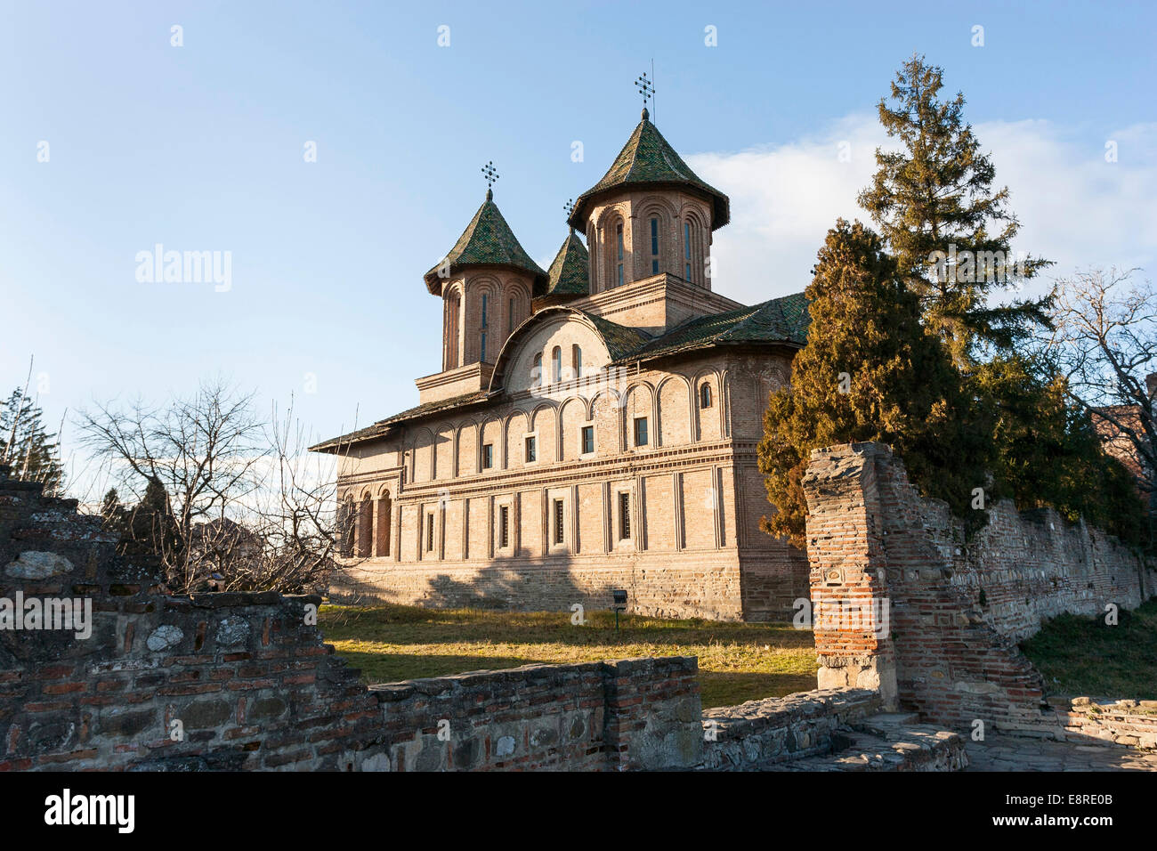 La chiesa Domenica biserica della corte principesca (curtea palace) in Sibiu, prima residenza di Vlad Tepes aka Dracula. Foto Stock