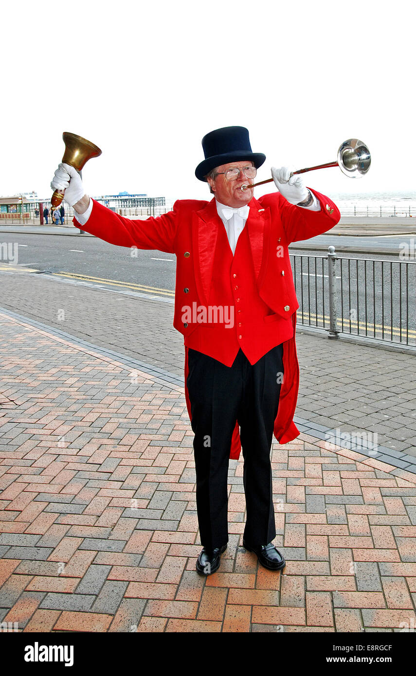 Il personacordiale a Blackpool Tower a Blackpool, Inghilterra, Regno Unito Foto Stock