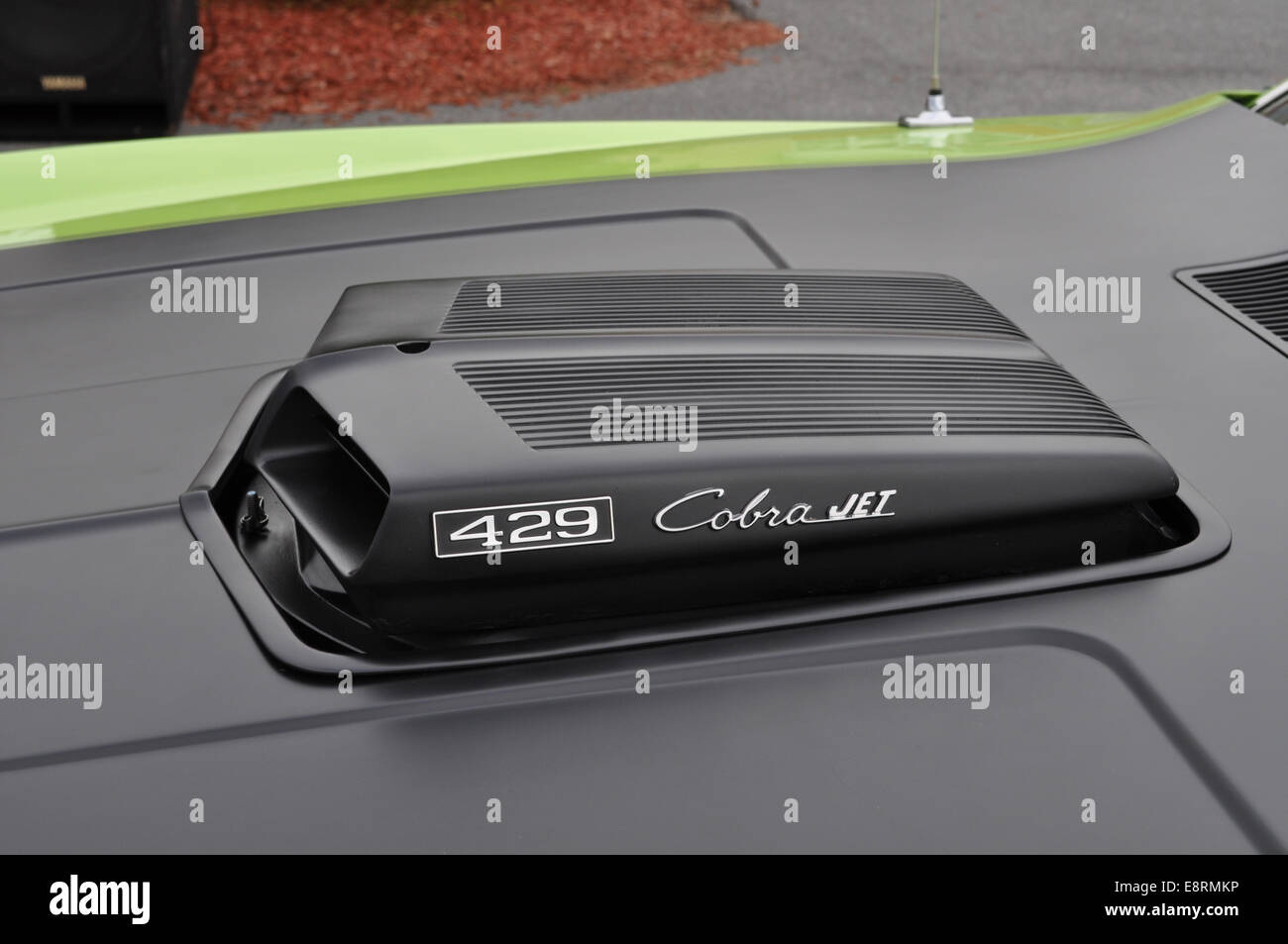 Un ingresso di aria su un 429 Cobra Jet Ford Auto. Foto Stock