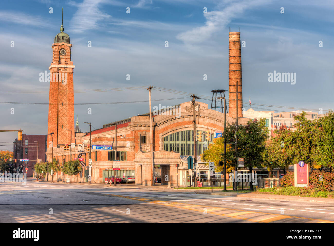Lo storico West Side Market si trova in Ohio città quartiere di Cleveland, Ohio. Foto Stock