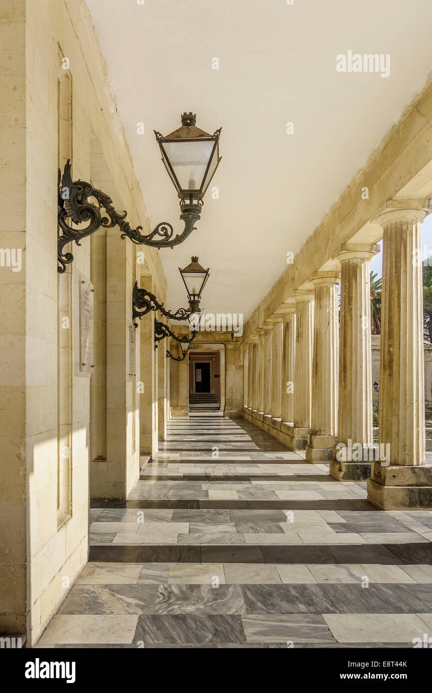 Il museo di arte asiatica Grecia Corfu Foto Stock