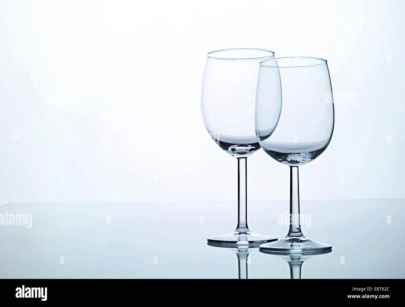 Due bicchieri di vino Foto Stock