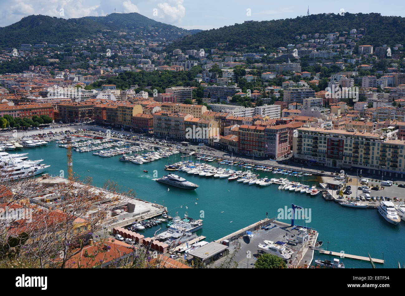 Porto di Nizza, Francia Foto Stock