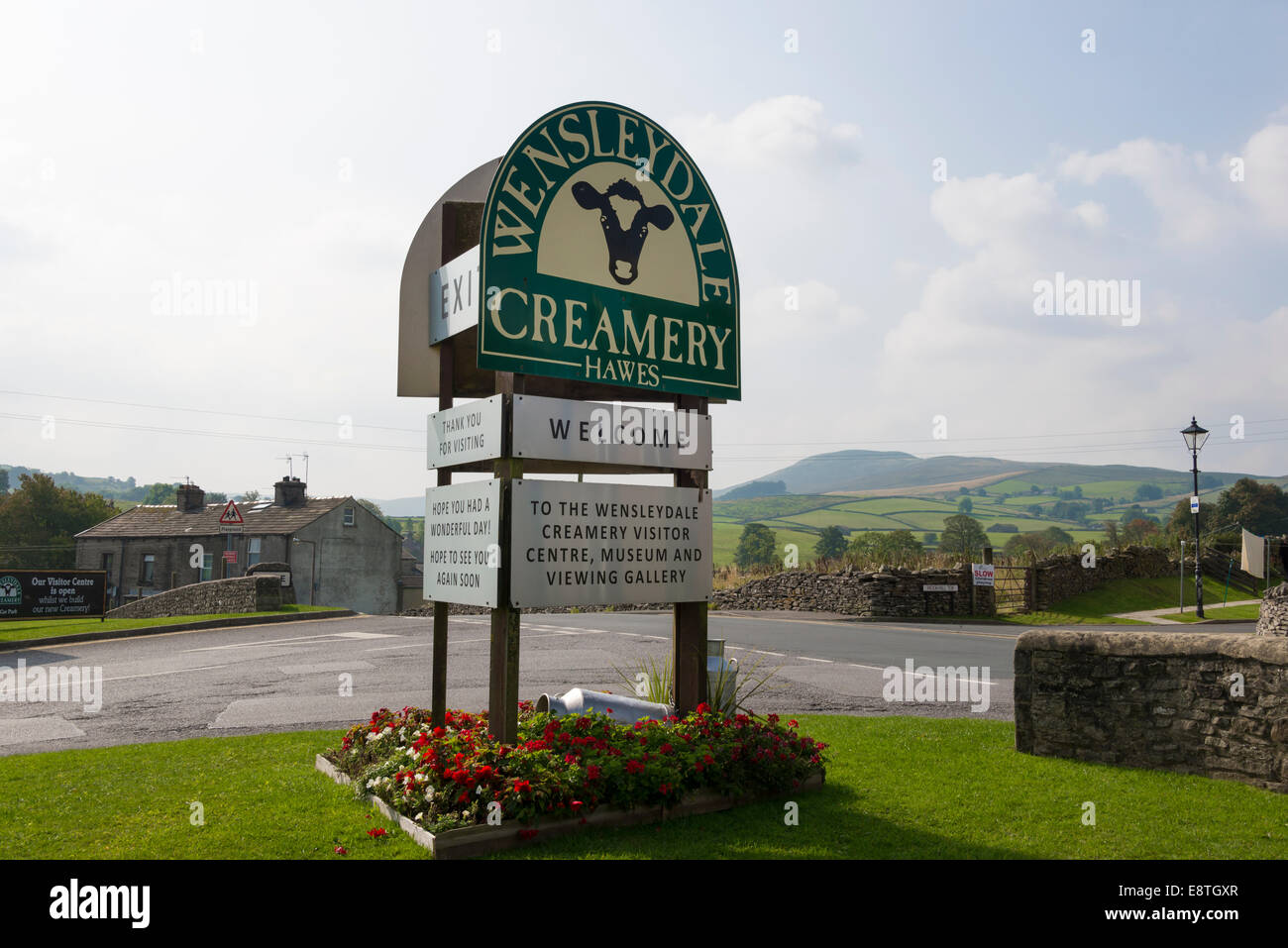 Wensleydale Creamery, Hawes, Wensleydale, North Yorkshire, Inghilterra, Regno Unito. Foto Stock