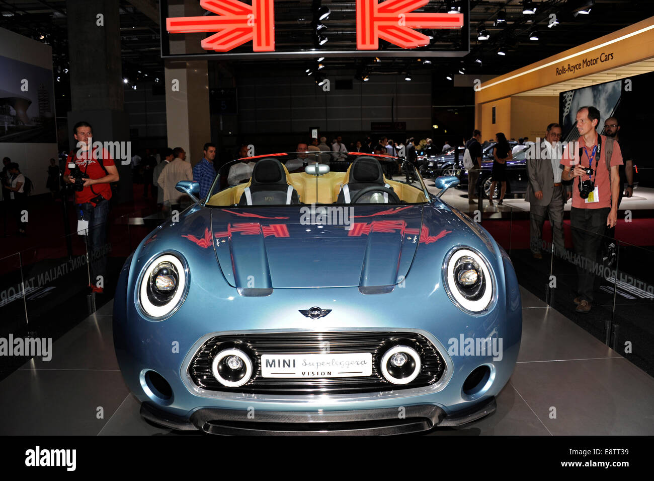 Mini Superleggera Vision,Concept car,Motor Show di Parigi,Francia Foto Stock