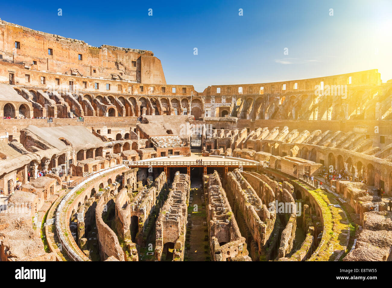 Colosseo a Roma Foto Stock