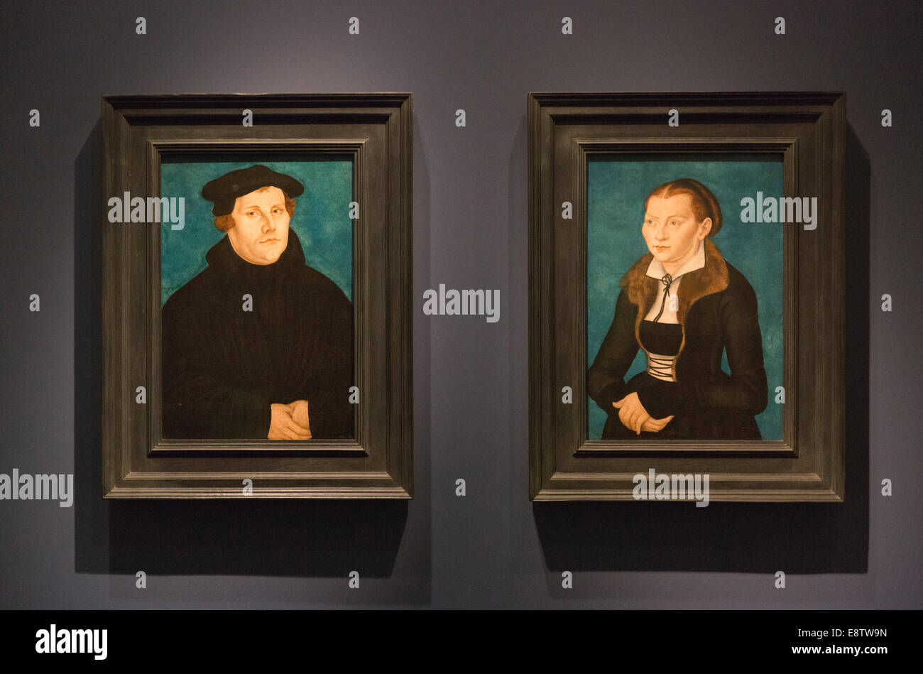 La mostra "Germania - Memorie di una nazione' apre al British Museum di Londra. I dipinti di Lucas Cranach workshop. Foto Stock