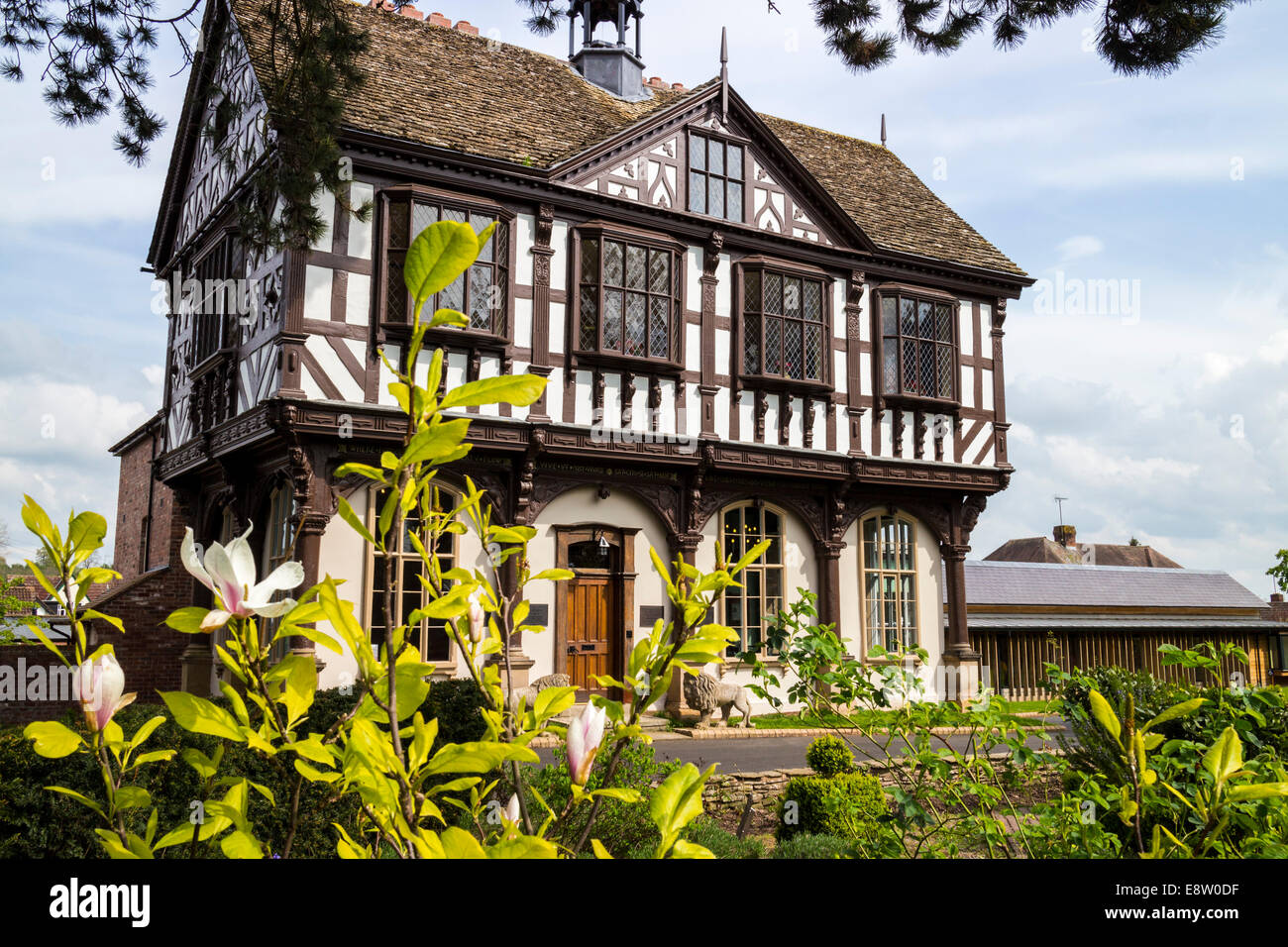 Grange Corte sala mercato Leominster Herefordshire England Regno Unito Foto Stock