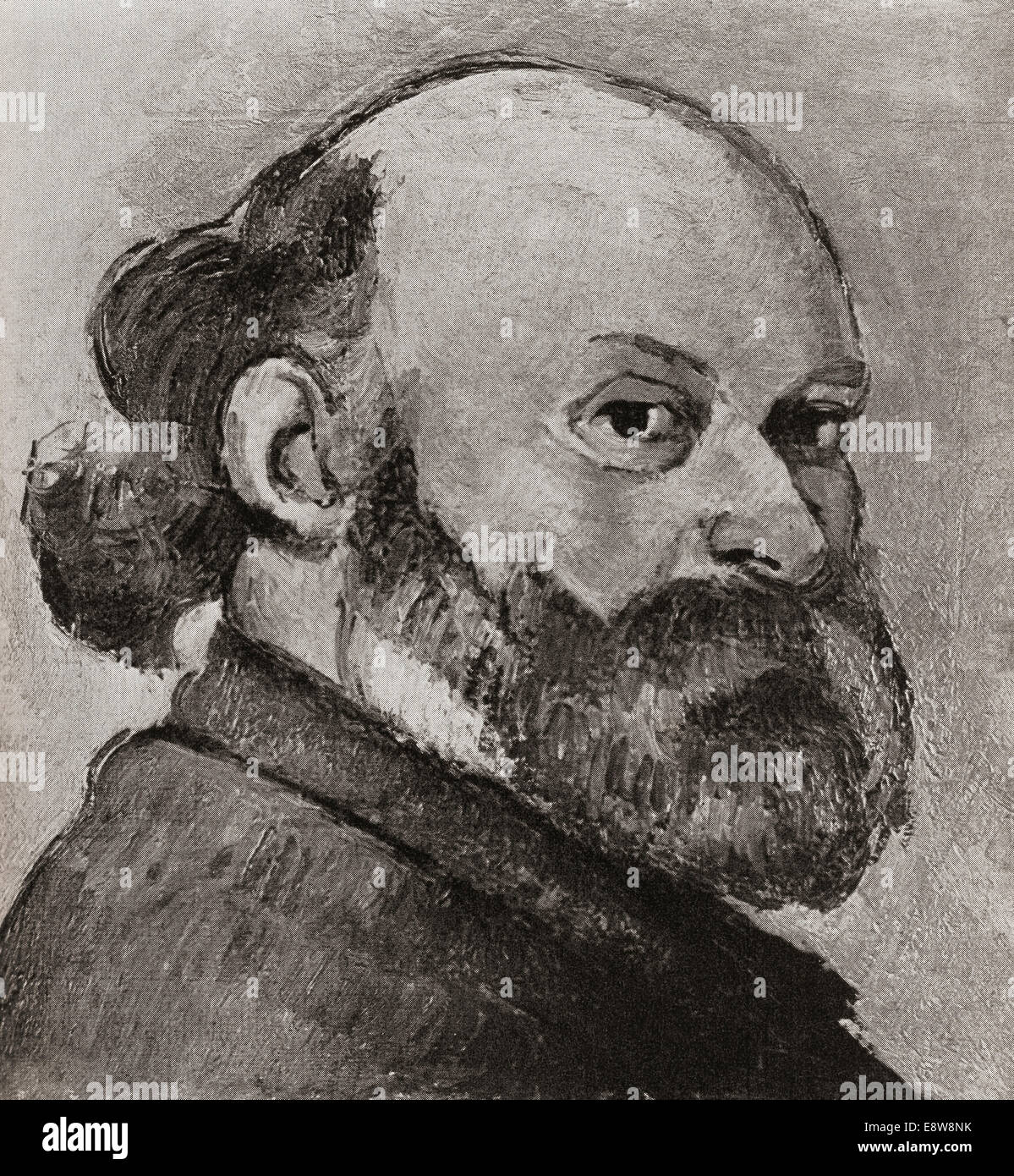 Paul Cézanne, 1839-1906. Artista francese e pittore Post-Impressionist. Foto Stock