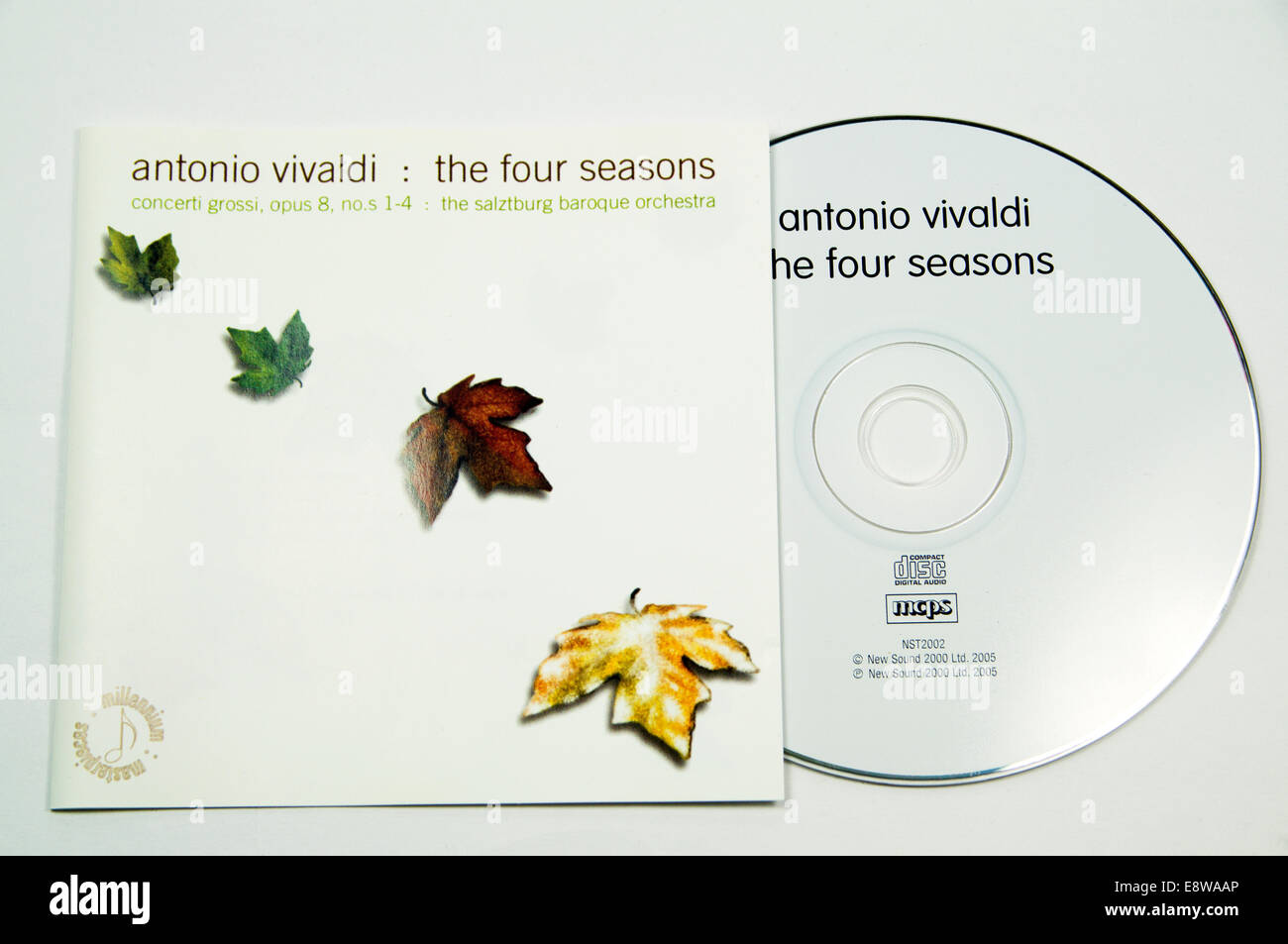 Quattro stagioni Vivaldi su compact disc. Foto Stock