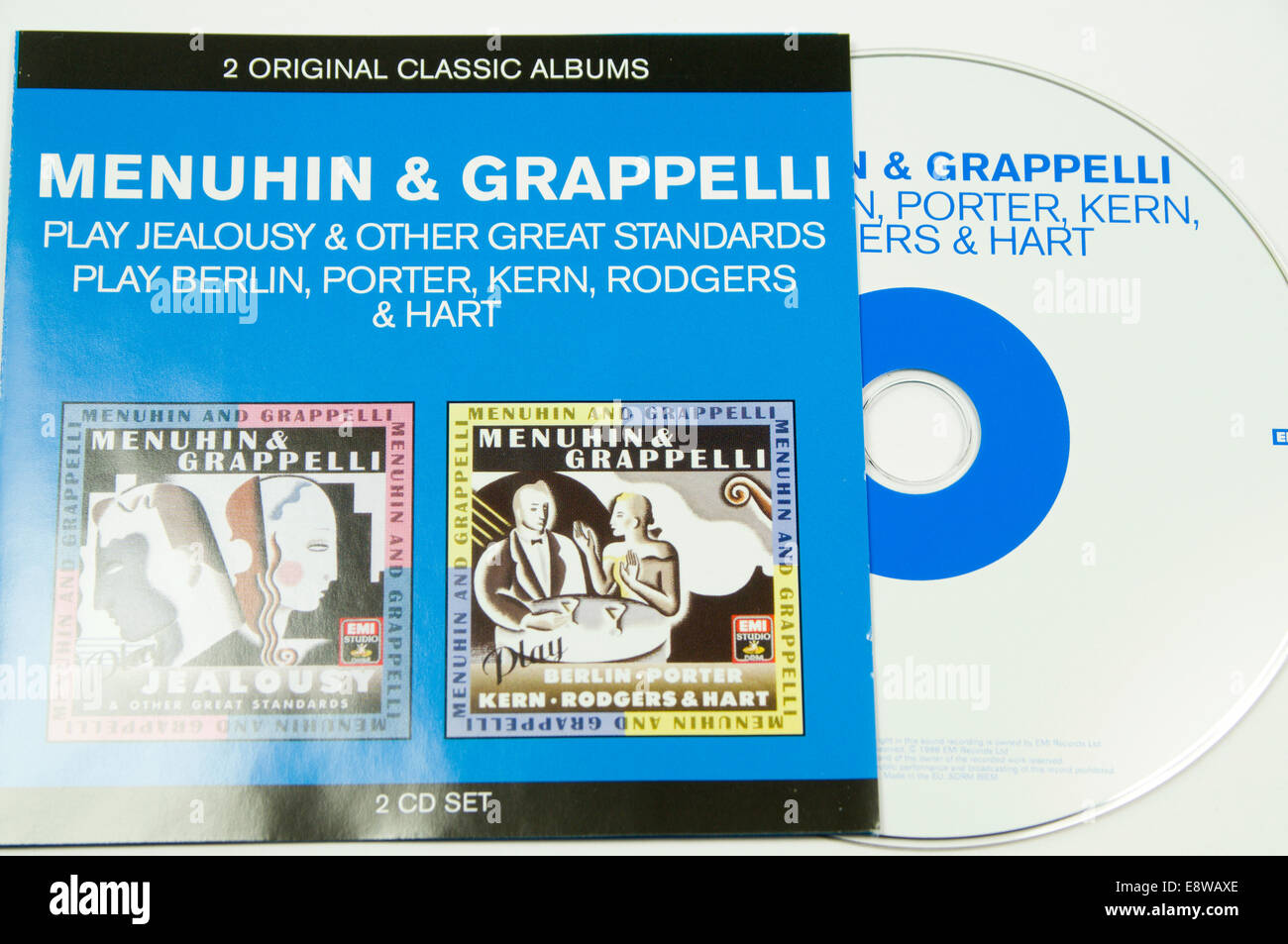 Yehudi Menuhin e Grappelli compact disc. Foto Stock