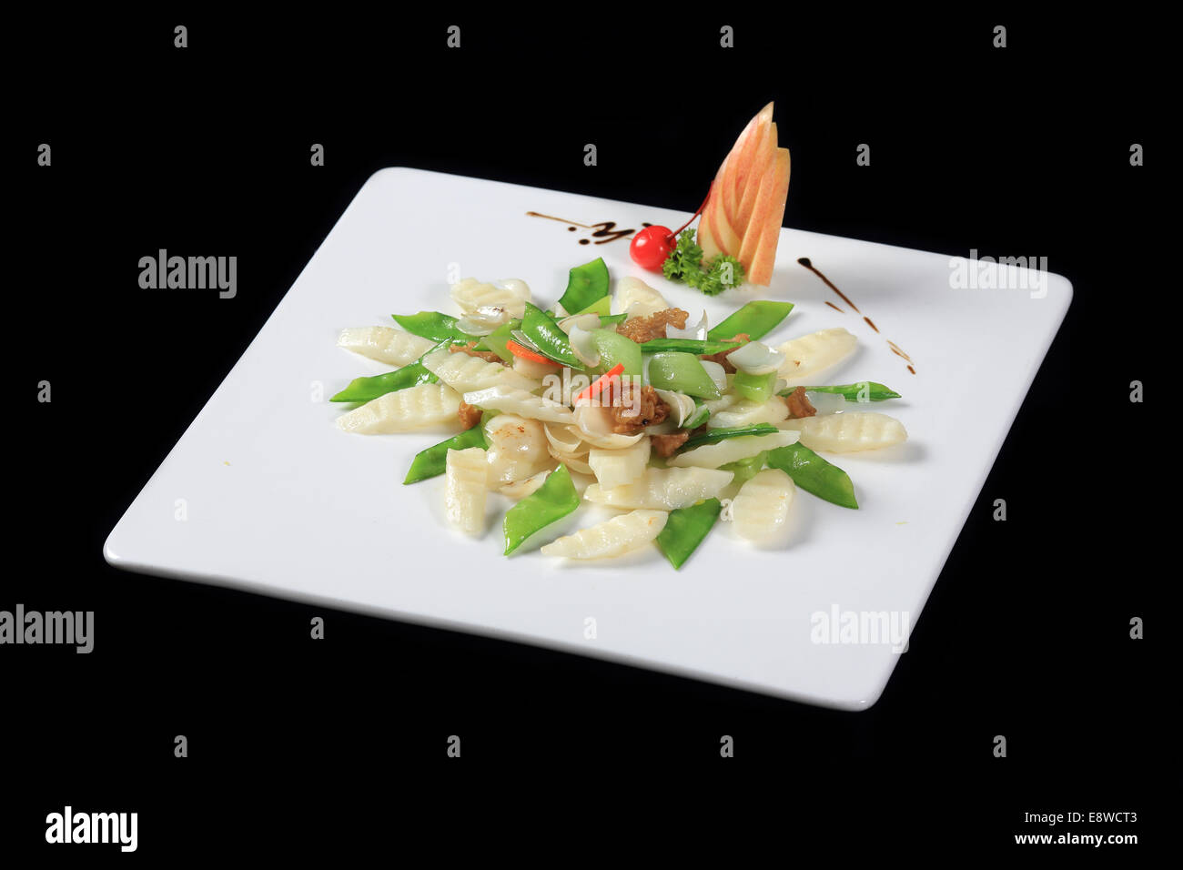 Cina salutari piatti vegetariani Foto Stock