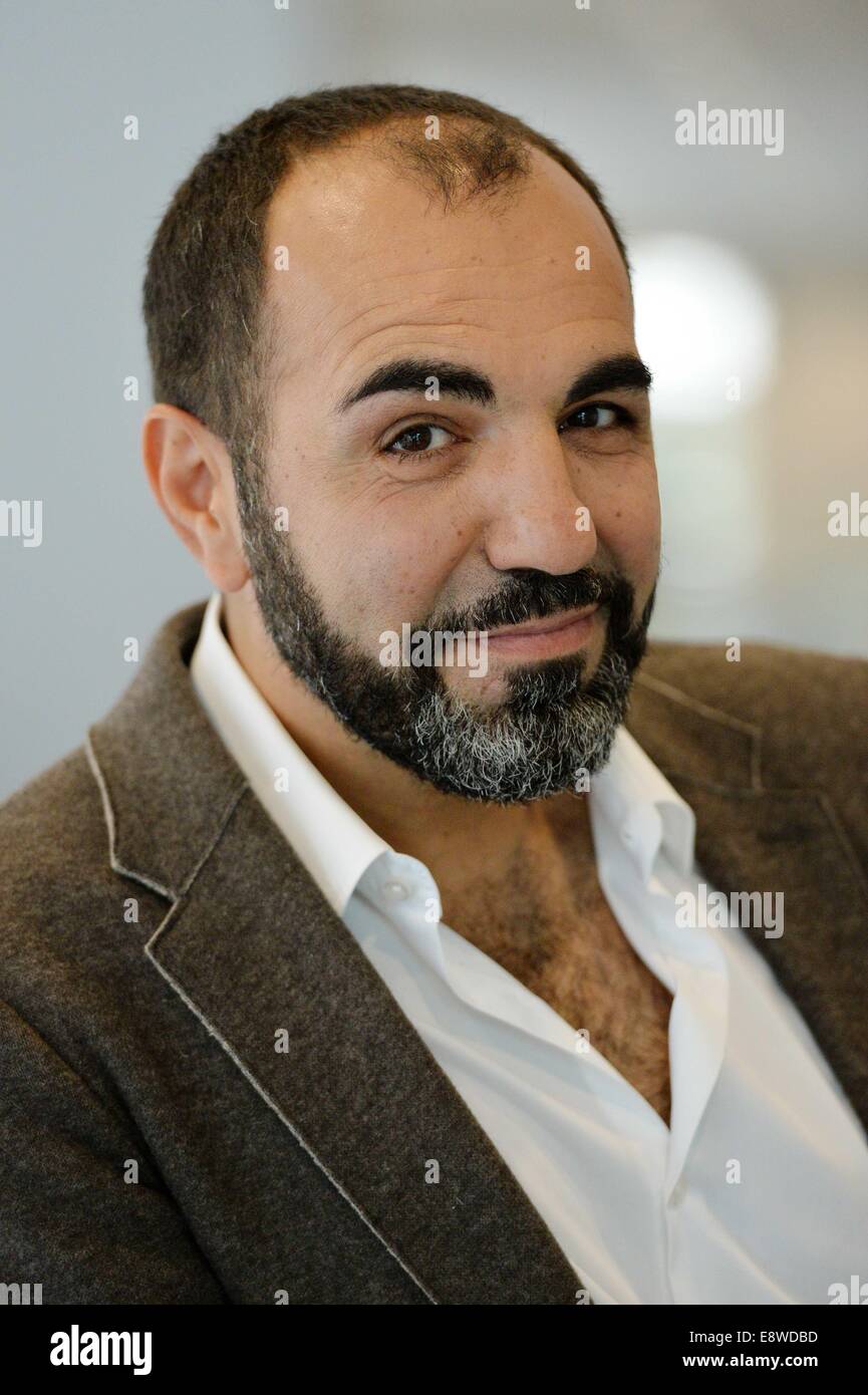 Adnan Maral, a 66 Francoforte Fiera del Libro di Francoforte sul Meno, Germania, ottobre 2014. Foto Stock