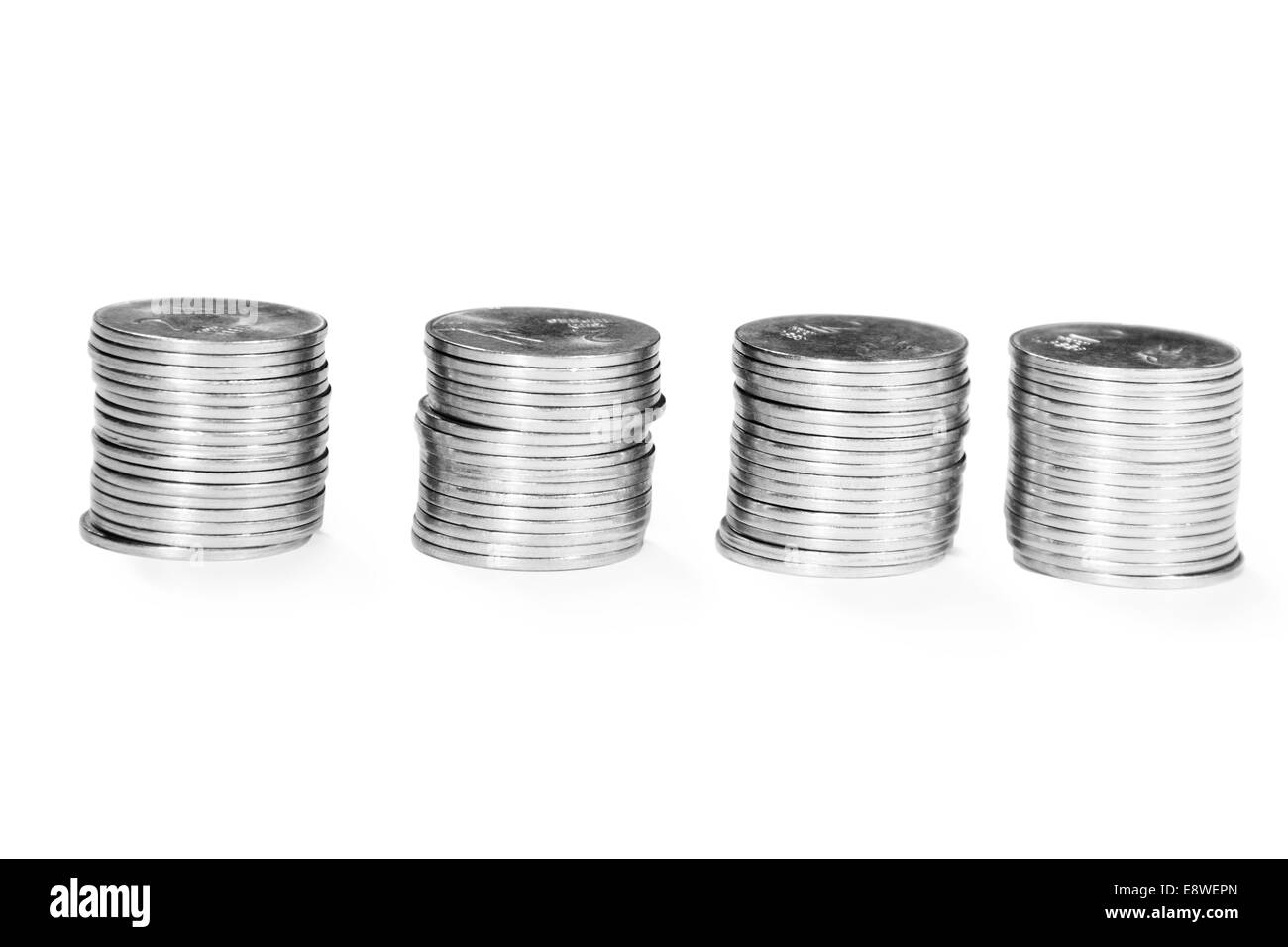 La valuta indiana denaro Coin Foto Stock