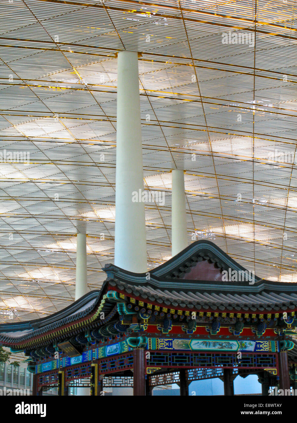 Dell'aeroporto internazionale di Pechino CINA Foto Stock