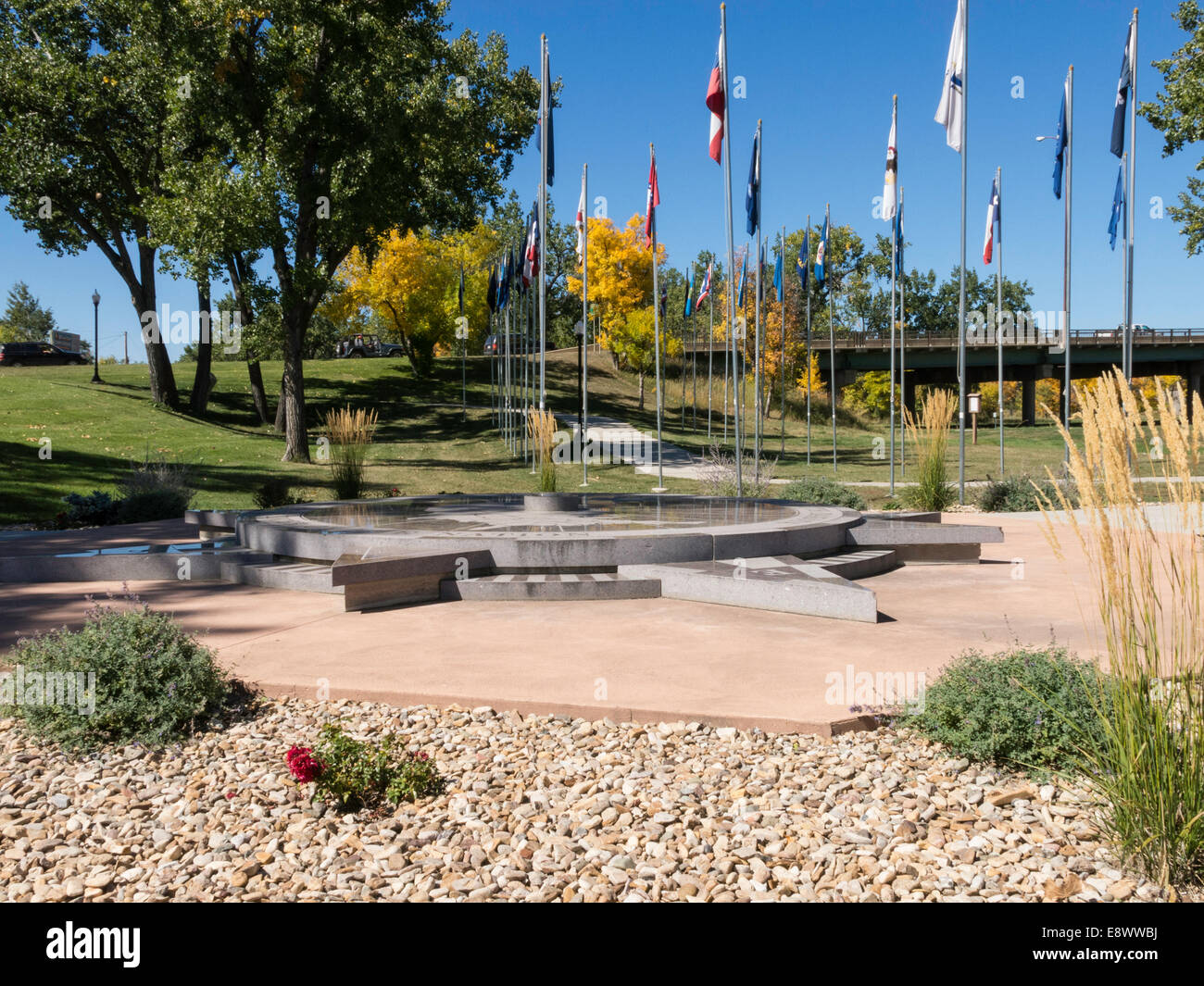 Il quartiere storico di Belle Fourche, Dakota del Sud, STATI UNITI D'AMERICA Foto Stock