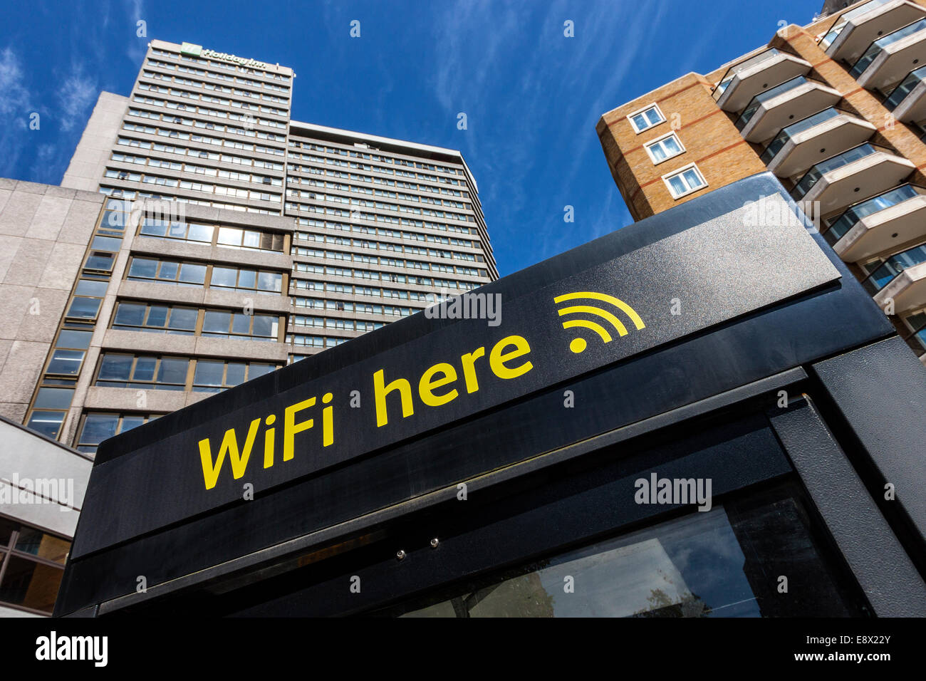 Chiosco WiFi, Londra Foto Stock