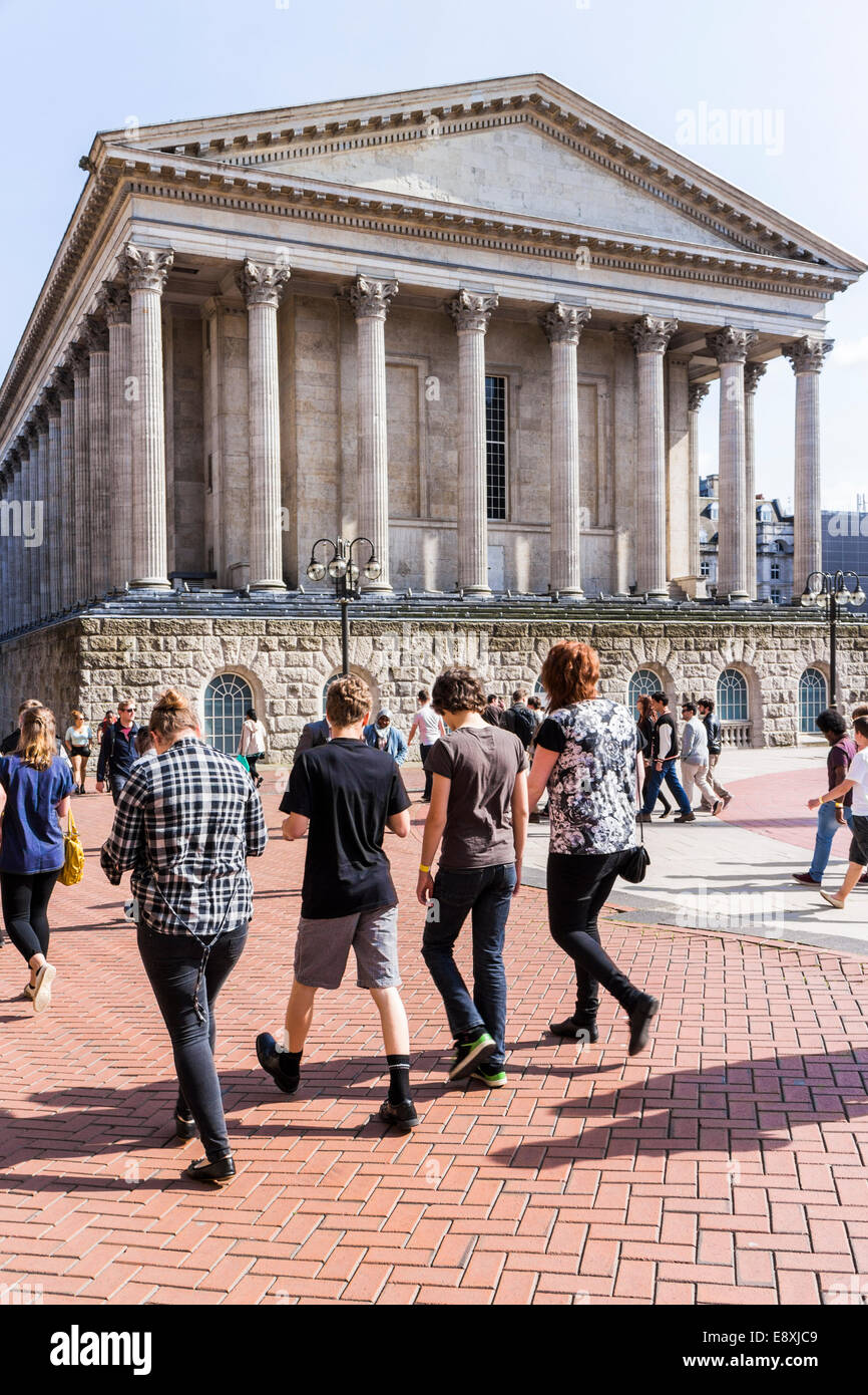 Town Hall Chamberlain Square - Birmingham Foto Stock