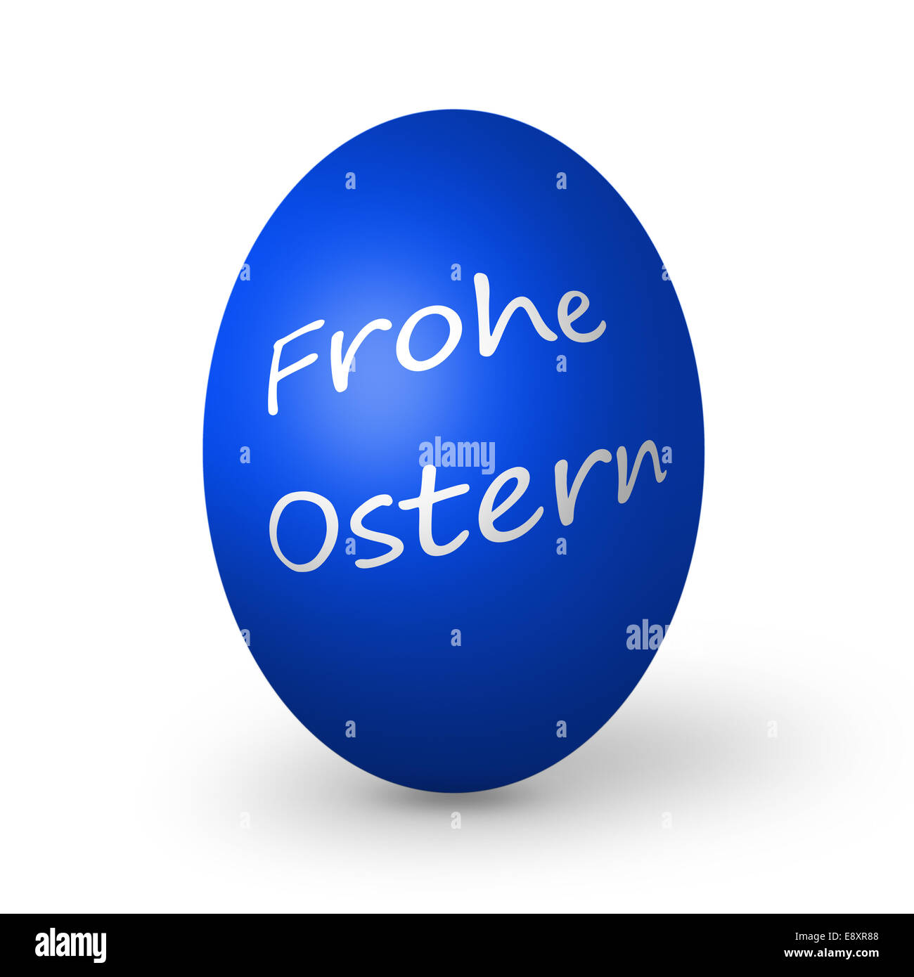 Colorate le uova di pasqua a pasqua Foto Stock