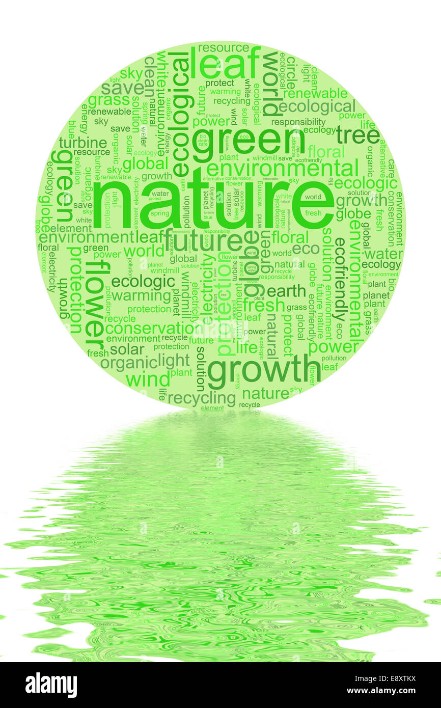 Illustrazione dei concetti di natura Foto Stock