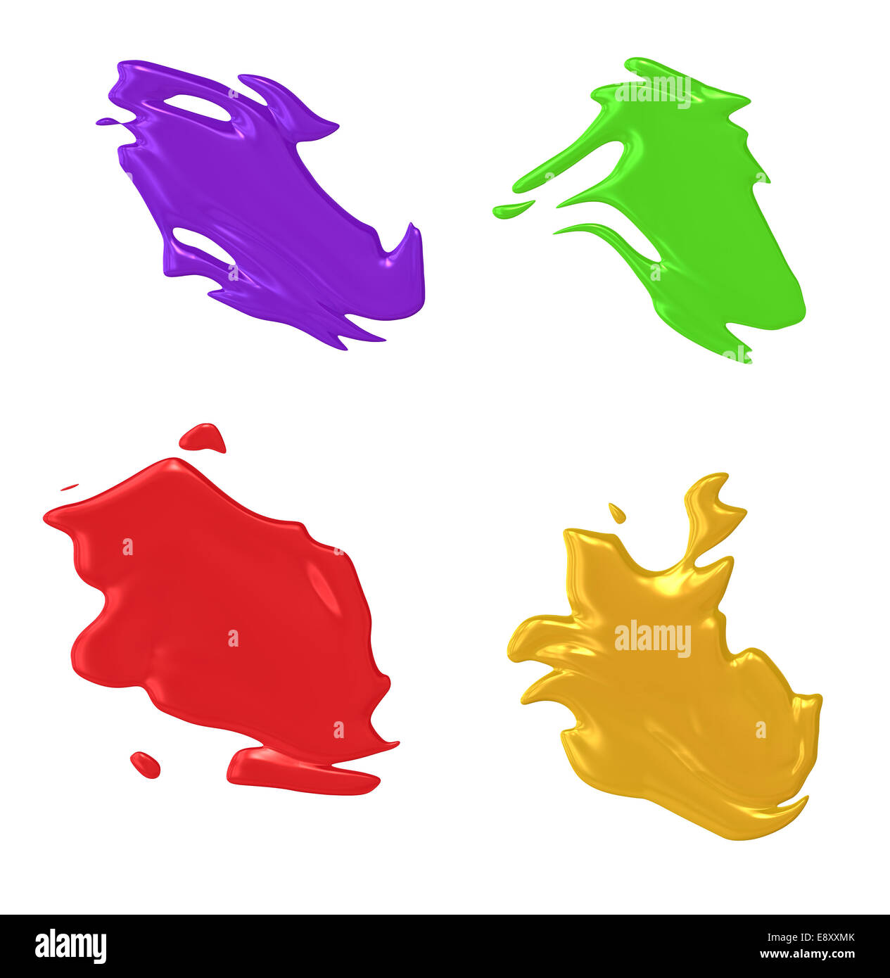 spruzzata di colore Foto Stock