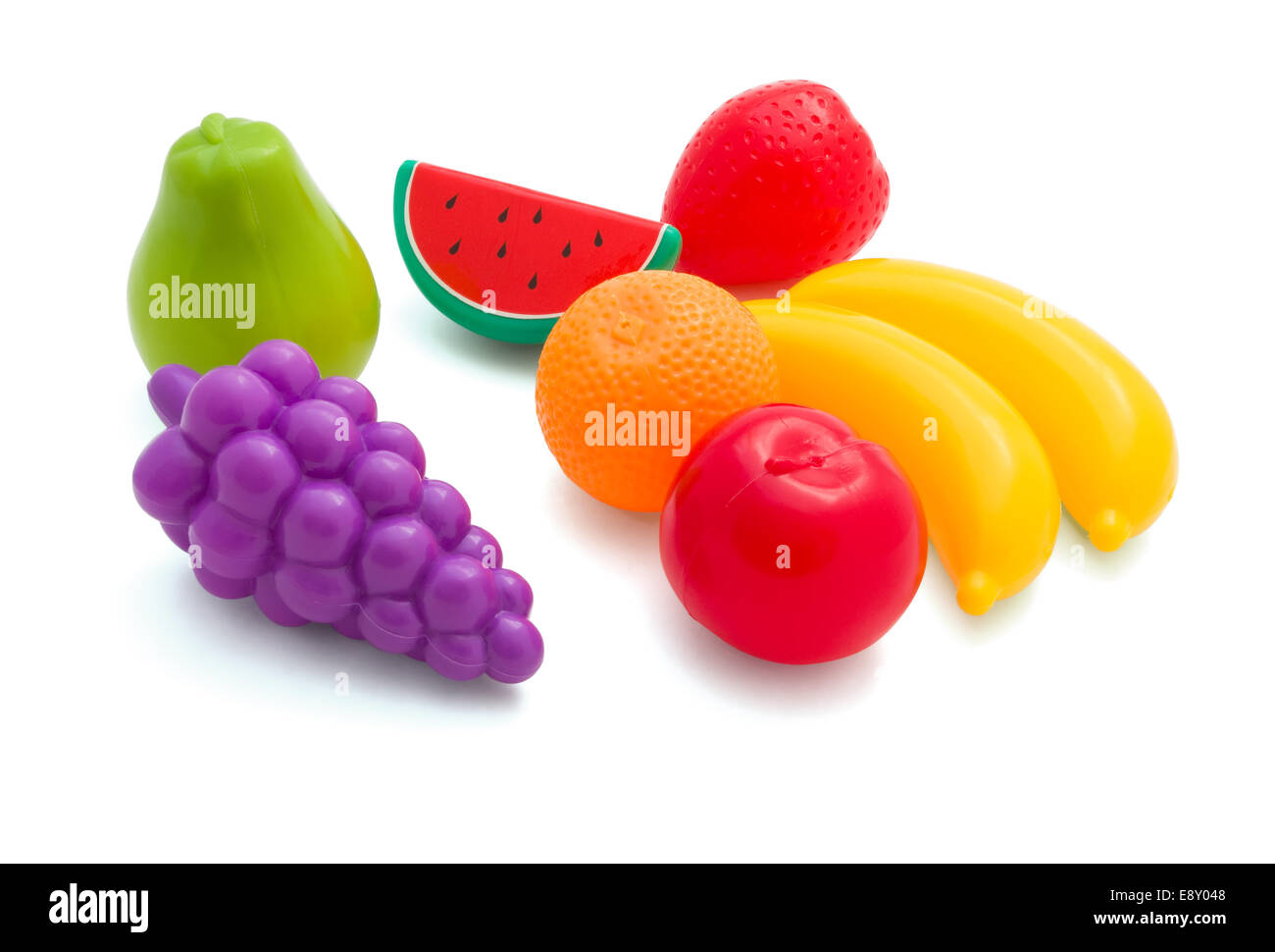 Frutta di plastica Foto Stock