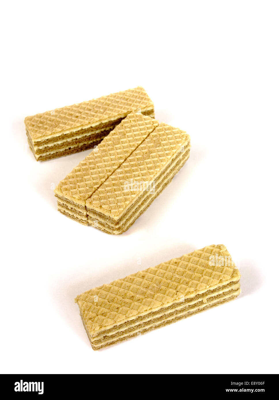 Biscotti wafer Foto Stock